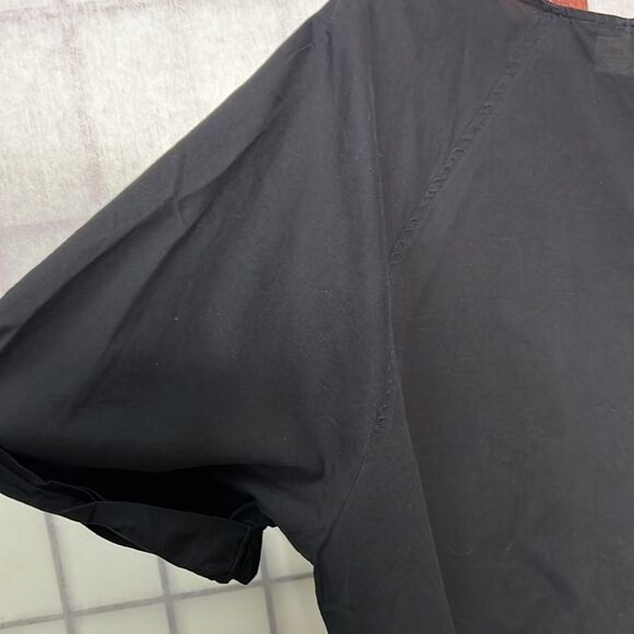COS 100% COTTON BLACK BLOUSE SIZE‎ 44 - Picture 3 of 5